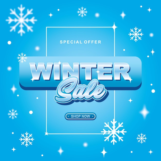 Lettering Winter Sale Vector, Calligraphy Design, Usable for Poster, Banners, Wallpaper, Gifts etc