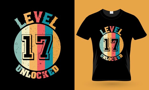 Level 17 Unlocked T-shirt