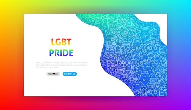 LGBT Pride Landing Page