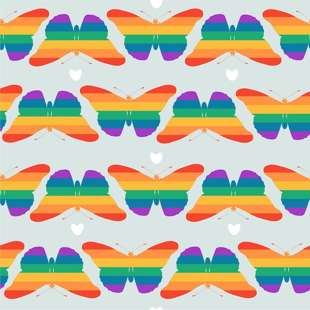 LGBT seamless pattern Symbol of the LGBT community Wrapping paper background with LGBT conception