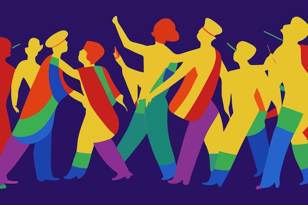 Lgbtq people tolerance illustration support lgbtq community