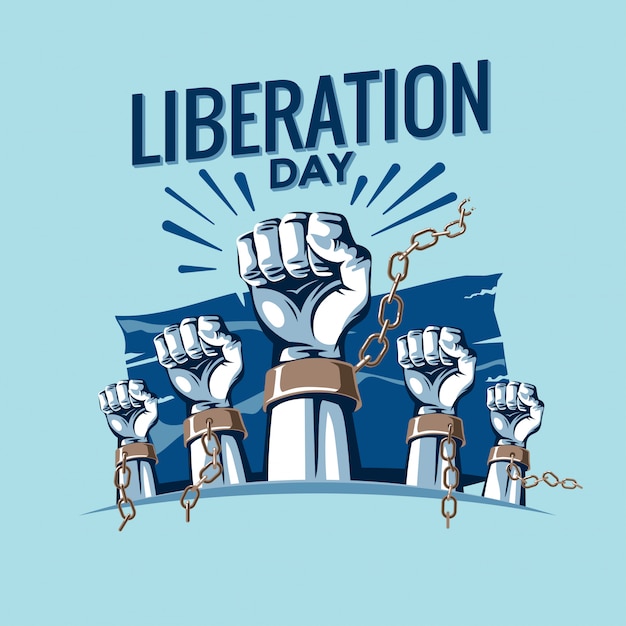 Liberation Day Vector Illustration Premium