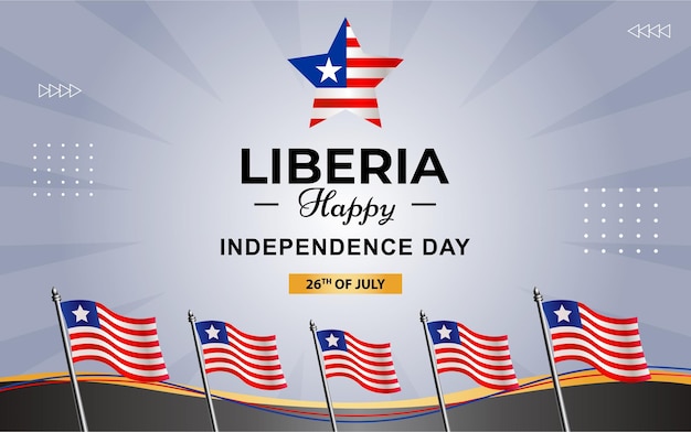 Liberia Poster banner for Independence Day