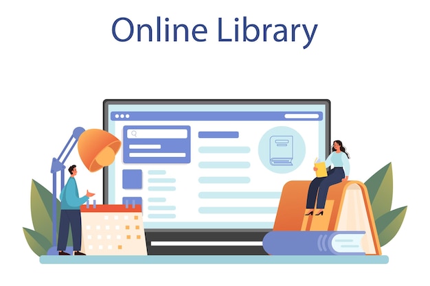 Librarian online service or platform