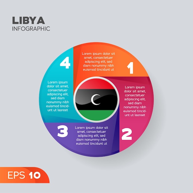 Libya Infographic Element