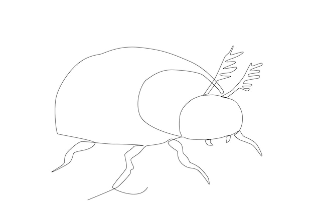 Lice line art