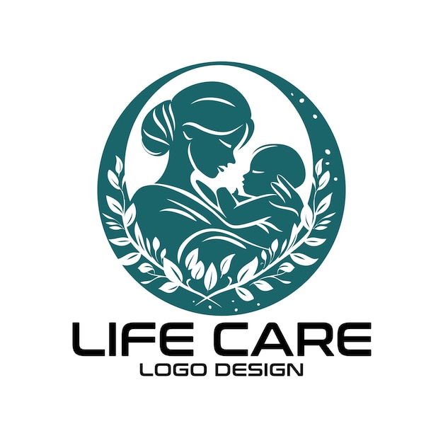 Vector life care vector logo design