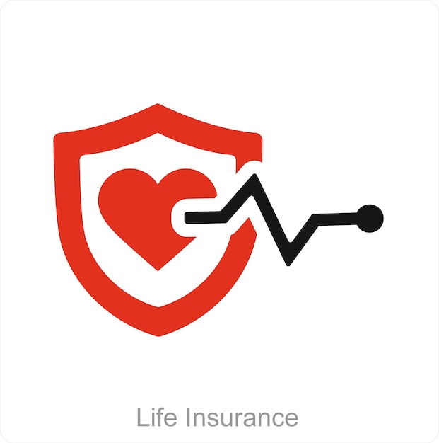 Life Insurance and family insurance icon concept