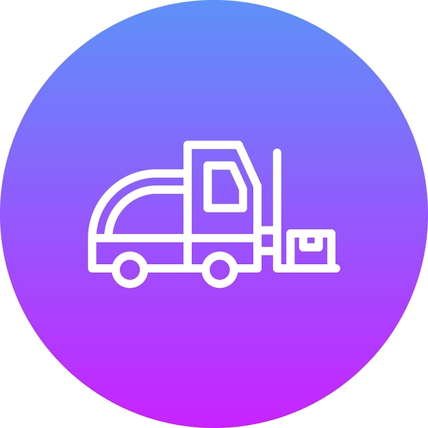 Lifting Parcel vector icon illustration of Delivery and Logistics iconset