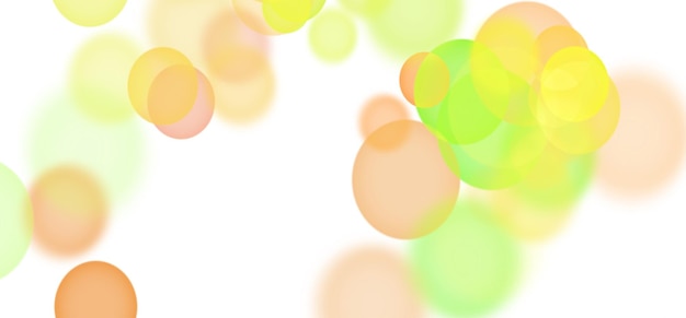 light background with watercolor green and yellow circles