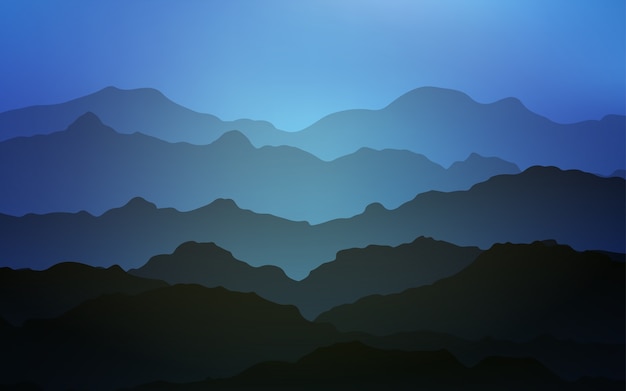 Light BLUE vector background with lava shapes