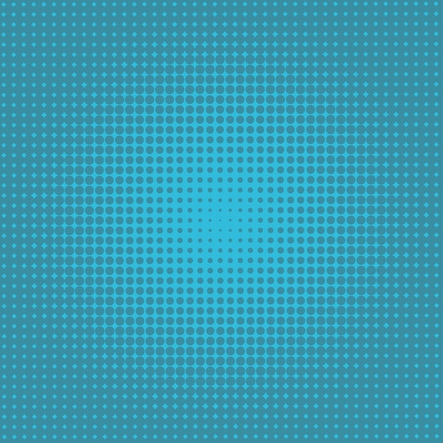 Light BLUE vector illustration which consist of circles. Dotted gradient design for your business. Creative geometric background in halftone style with colored spots.