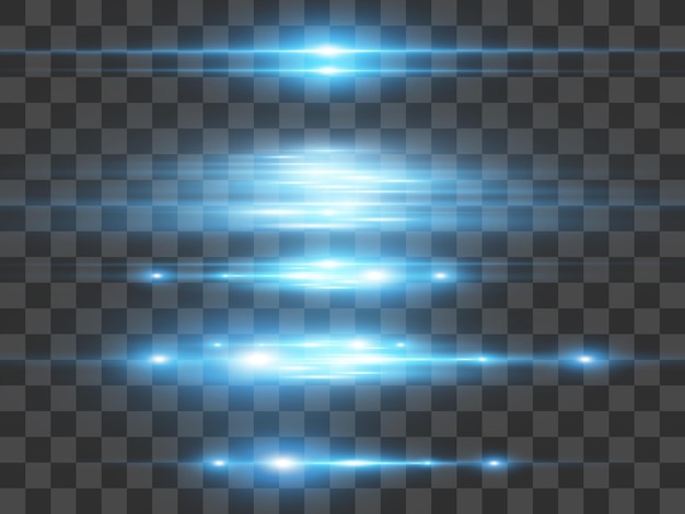 Light blue vector special effect. Glowing beautiful bright lines on a dark background.