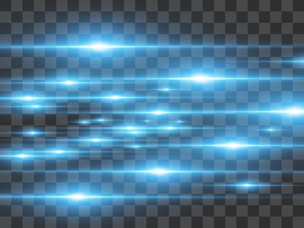 Light blue vector special effect. Glowing beautiful bright lines on a dark background.