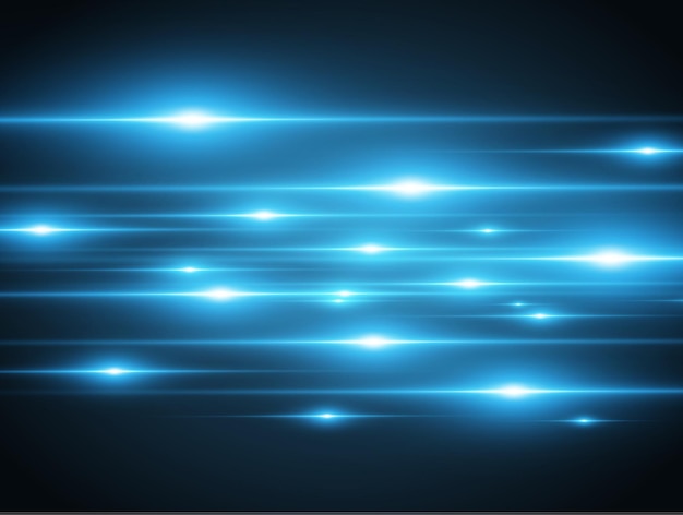 Light blue vector special effect. Glowing beautiful bright lines on a dark background.