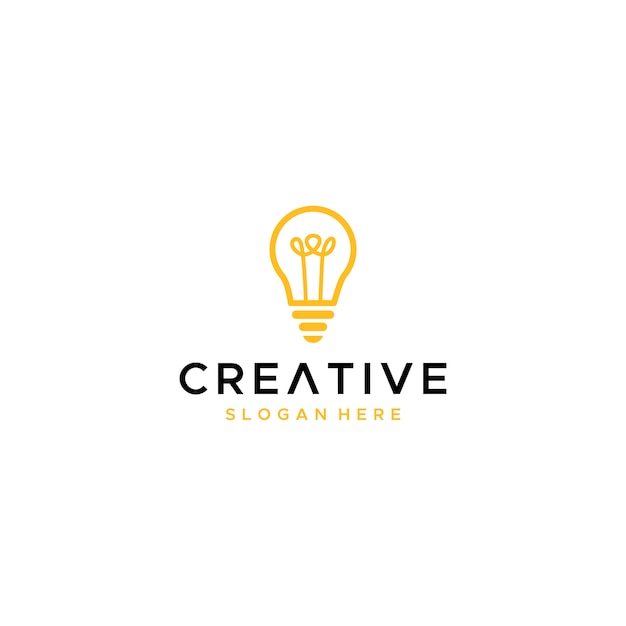 Light bulb logo design