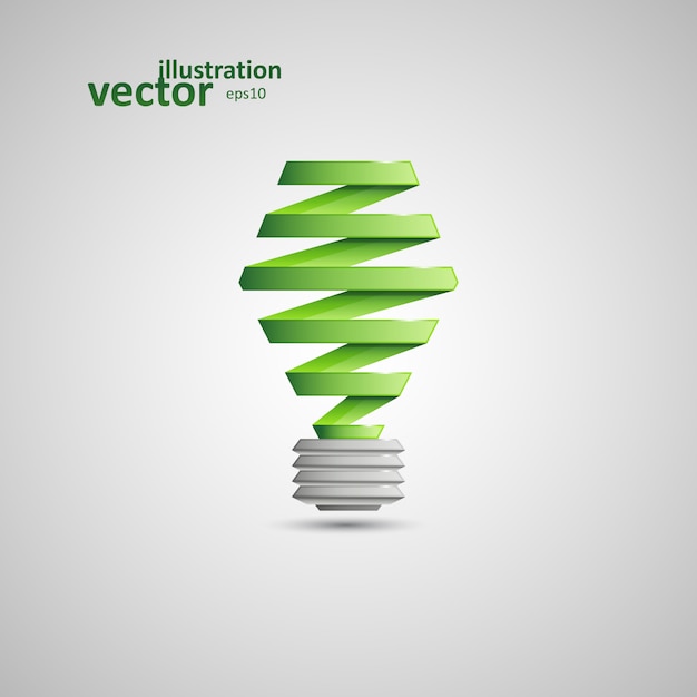 Vector light bulb 