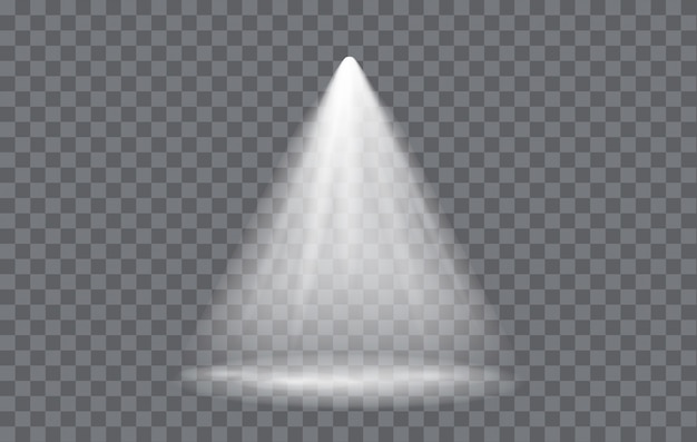 Light Effect Spotlight with Transparent Background