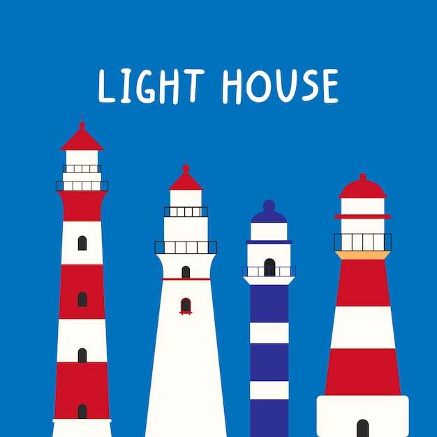 Vector light house pack