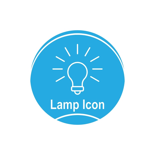 Light icon vector