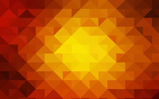 Light Orange vector polygonal pattern