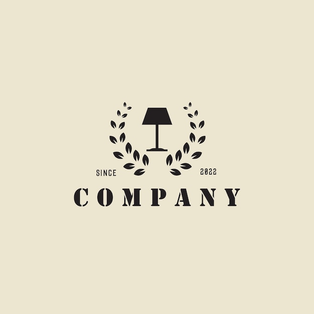 LIGHT ROOM VINTAGE LOGO DESIGN VECTOR GRAPHIC ILLUSTRATION SYMBOL ICON