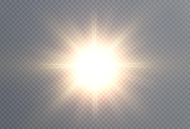 Light star gold png. Light sun gold png. Light flash gold png. vector illustrator.