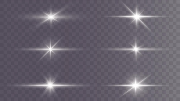 Light star white png Light sun white png Light flash white png vector illustrator