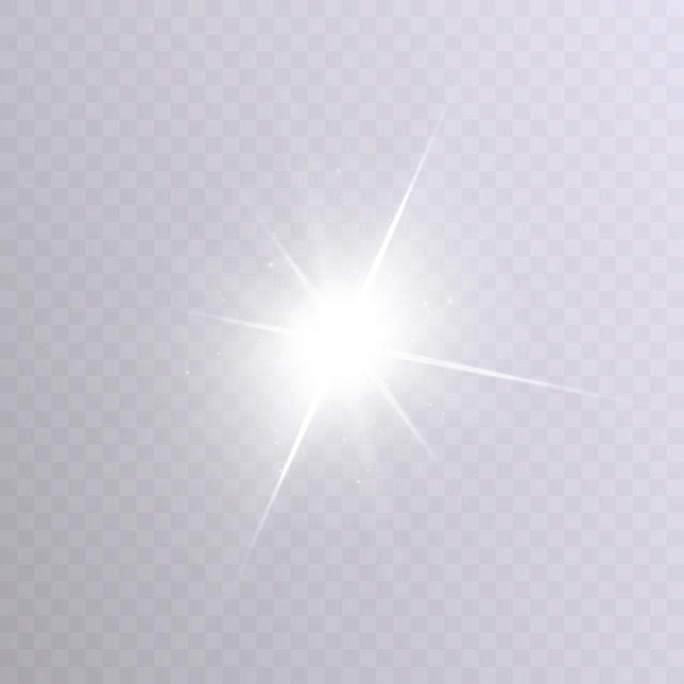 Light white star png. light sunlight png. light effect png.