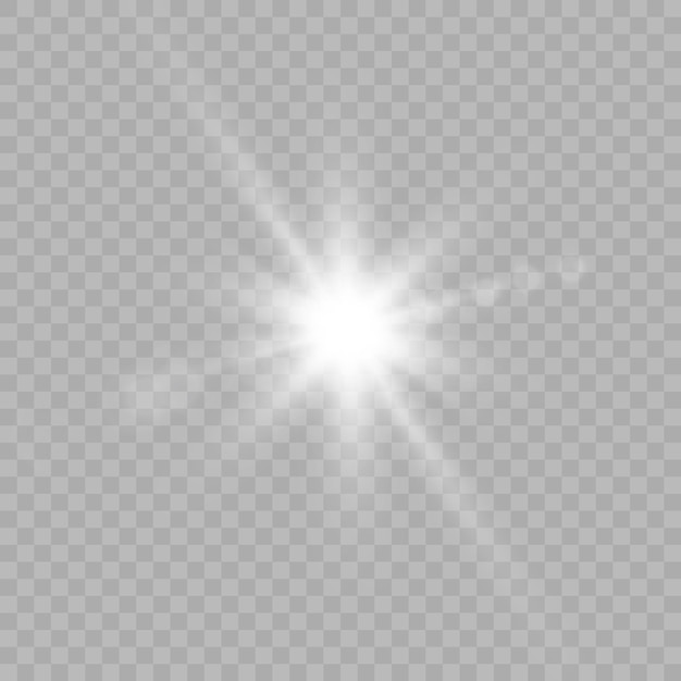 Light white star png light sunlight png Light flash of cold light with highlights