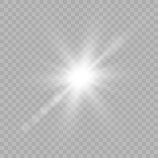 Light white star png light sunlight png Light flash of cold light with highlights