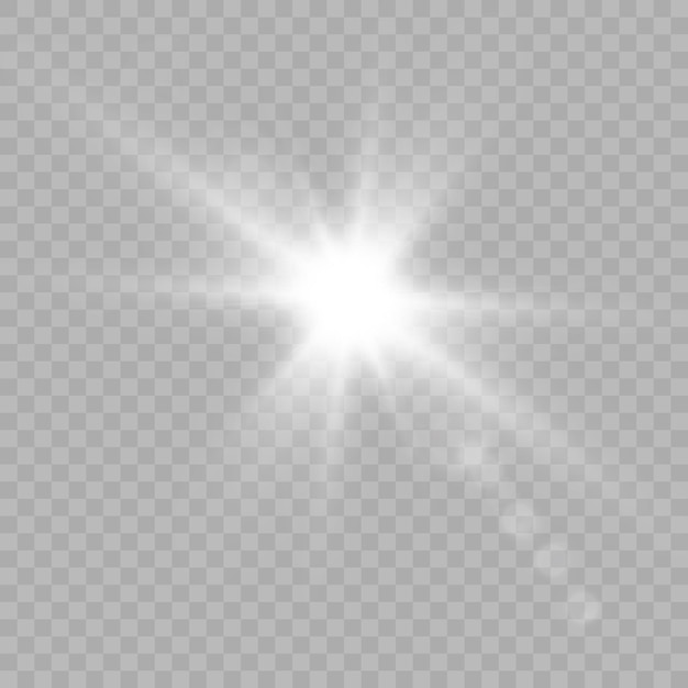 Light white star png light sunlight png Light flash of cold light with highlights