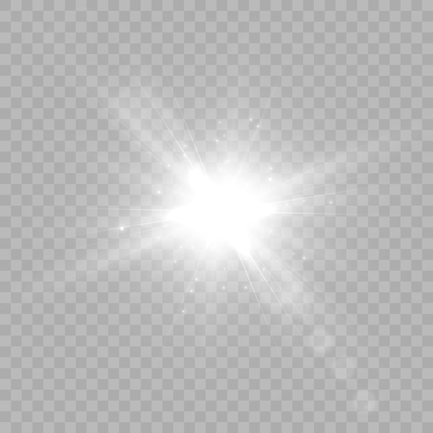 Light white star png light sunlight png Light flash of cold light with highlights