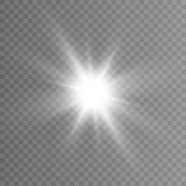 Light white star png light sunlight png Light flash of cold light with highlights