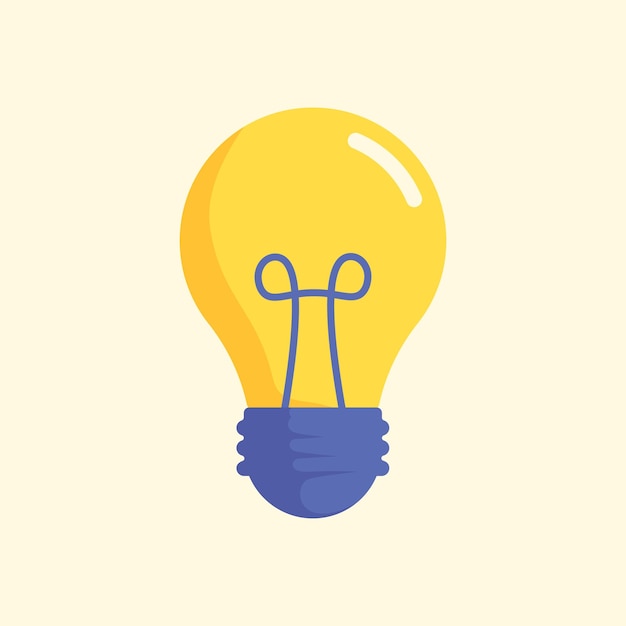 Lightbulb icon Lighting Electric lamp Creative idea symbol thinking concept stock illustration