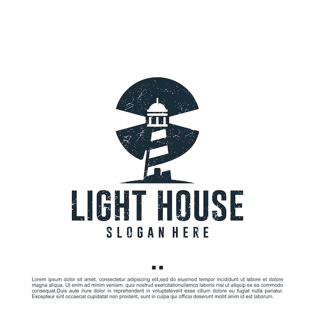 Lighthouse ,compass ,logo design inspiration