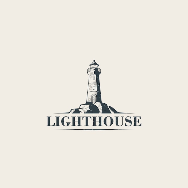 Lighthouse logo template