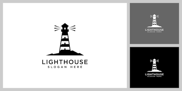 Lighthouse logo vector design template