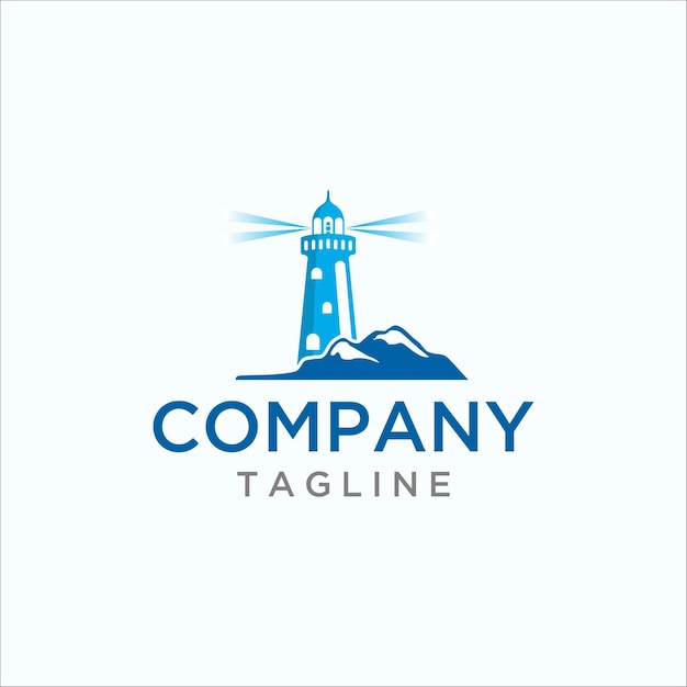 a lighthouse logo