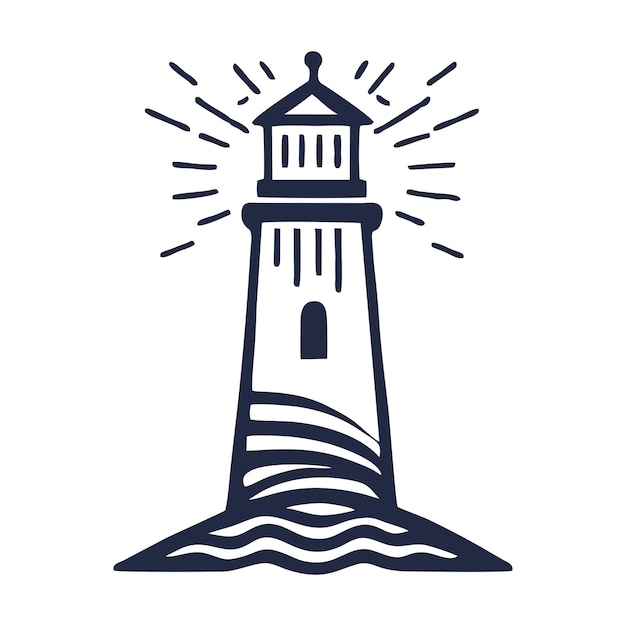 Lighthouse monogram logo 5