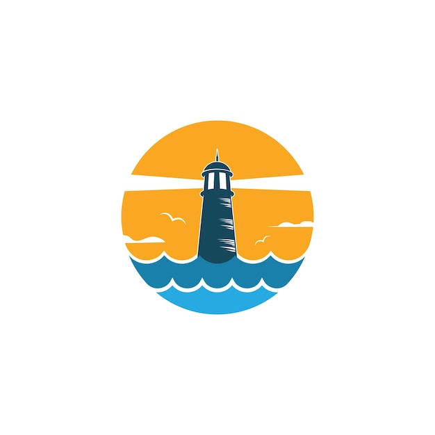 Lighthouse vector illustration design template