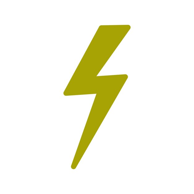 lightning bolt icon vector design templates