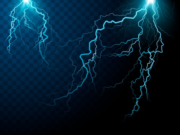 Lightning effect elements