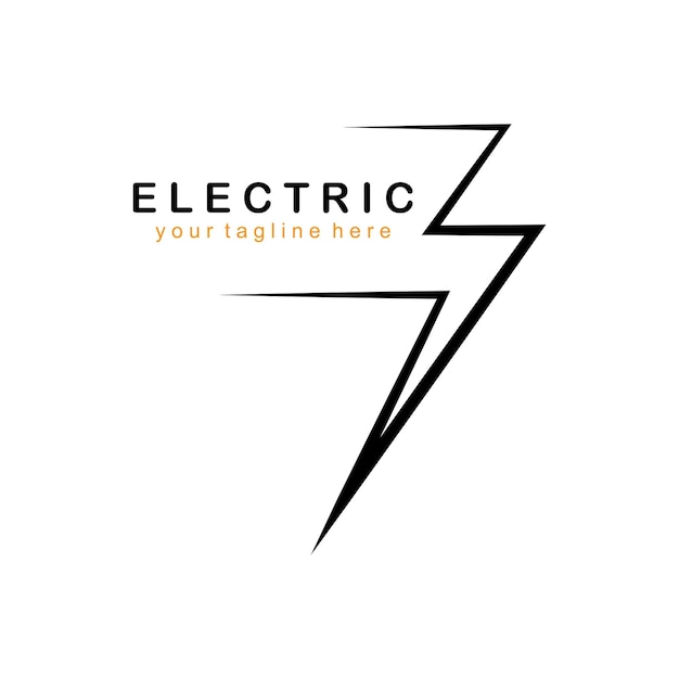 Lightning Electric Icon Vector Illustration