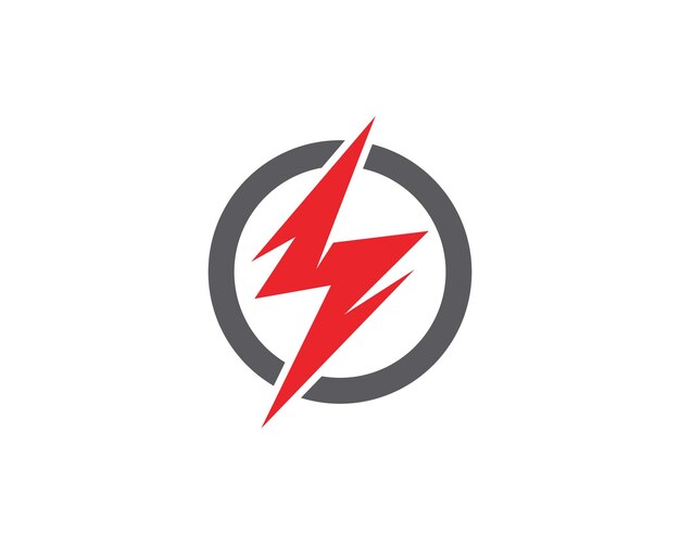 Lightning Logo Template vector