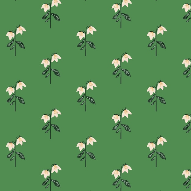 lilies pattern wallpaper design