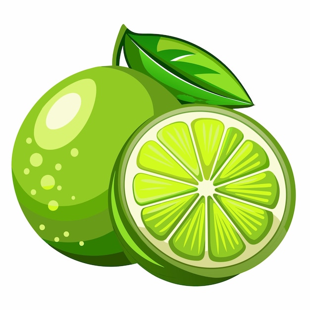 Lime vector art illustration 15