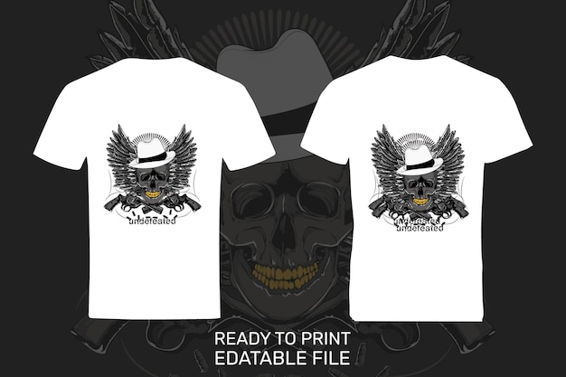 Limited edition men in tshirt editable design for your brand