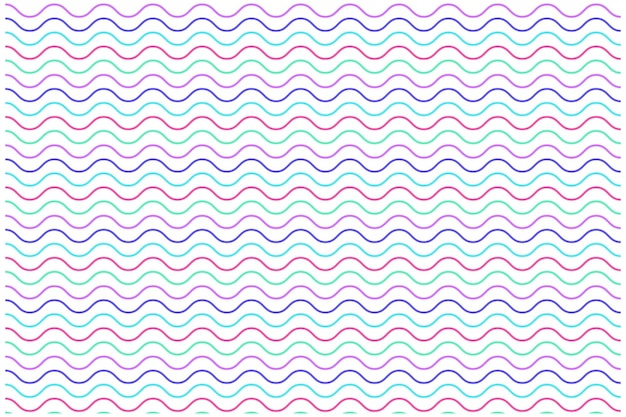 Line abstract design in multicolors