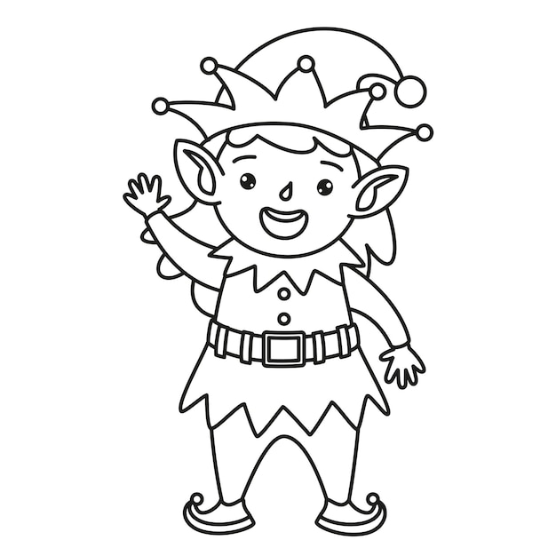 Line Art Drawing For Kids Coloring Page